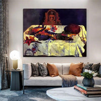 Paul Gauguin Hand Painted Oil Painting Still Life: Parrot Retro Classic Abstracts Aisle Decor