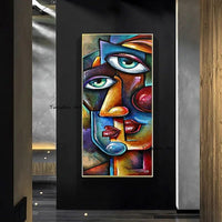 Oil Paintings Hand Painted Cartoon Character Abstract Canvas Painting Modern Room Decor