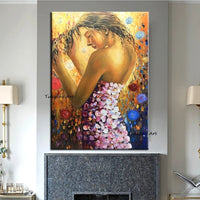 Hand Painted People Oil Painting Sexy Woman Abstract Canvas Art Wall House r Murals Size