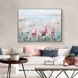 The Best Hand Painted Abstract Flower Sea Nature Seascape New Art On Canvas Modern Oil Painting