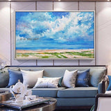 Modern Hand Painted Scenery Art On Canvas