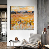 Hand Painted Oil Paintings Modern Landscape Abstract Canvas Abstracts Decoration