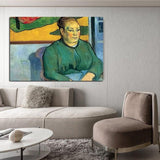 Paul Gauguin Hand Painted Oil Painting Mrs. Lu Lan Abstract People Classic Retro Wall Art Room Decor