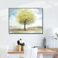 Hand Painted Modern Simple Landscape Tree Abstrac Hand Painted Oil Painting Painting Canvas