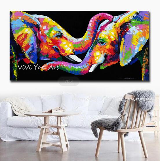 Artist High Quality Hand Painted Abstract Horse face Oil Painting on Canvas Modern Horse Painting hotel wall decor