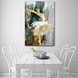 Famous Artist Hand Painted Dancing Ballerina Canvas Painting On Canvas Wall Art