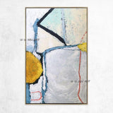 Abstract Painting Acrylic Canvas Wall Art Expressionism Playful Modern Painting Wall Art On Canvas