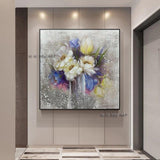 Wall Art Canvas Modular Flower Wall Art Bedroom