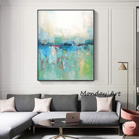 Hand Painted abstract colorful painting wall art painting on canvas pictures home decoration