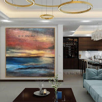 Abstract Paintings Hand Painted On Canvas Style Landscape Hand Painted Wall Art Modern Home Bedroom Decoration