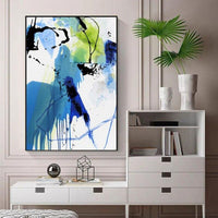 Hand Painted Hot Sale Abstract Modern Oil Painting On Canvas Unframed