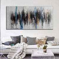 Hand Painted Abstract Art Oil Painting Canvas Painting Creative Line