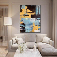 Abstract Oil Painting Hand Painted Modern Abstract Painting Texture Wall Art Canvas