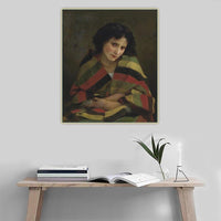 William Adolphe Bouguereau Spinner Hand Painted Abstract Canvas Oil Painting Decor