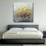 Hand Painted Tree Art Modern Dining Room Background Wall Painting Porch Aisle Murals