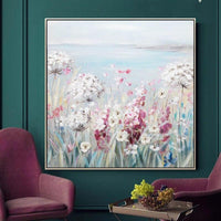 The Best Hand Painted Abstract Flower Sea Nature Seascape New Art On Canvas Modern Oil Painting