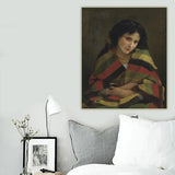 William Adolphe Bouguereau Spinner Hand Painted Abstract Canvas Oil Painting Decor