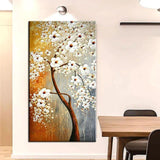 Hand Painted Oil Painting 3D Knife Flower Landscape Abstract Wall Arts Modern On Canvas Unframe