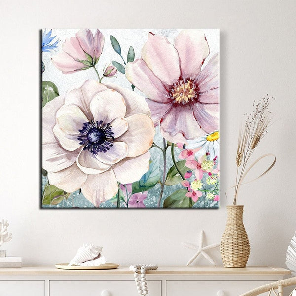 Original Oil Painting Hand Painted Abstract Flowers Landscape On Canvas d