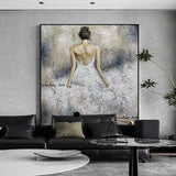 Hand Painted Impressionism Sexy Beauty Oil Painting Naked Girl Canvas Art Giclees