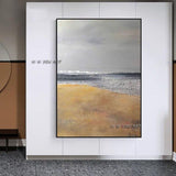 Hand Painted Oil painting Wall Art Canvas Beach Sea Coast Water Ocean Modern Decoration Wall Painting