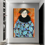 Hand Painted Classic Gustav Klimt Johanna Stodd Abstract Oil Painting Modern Arts