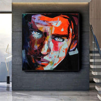 Hand Painted Francoise Nielly Palette knife portrait Face Oil painting Character figure canva wall Art picture As