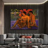 Paul Gauguin Hand Painted Oil Painting Golden Body Abstract Classic Retro Wall Art Room Decor