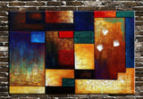 Hand Painted Modern Abstract On Canvas Hand Painted Art Decor Modular For Home Room