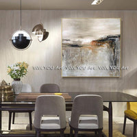 Abstract gold flower Painting Hand Painted Canvas Painting Modern Art Hotel Decorative Painting painting