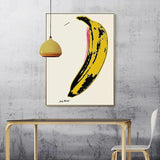 Hand Painted Andy Warhol banana Pop Art Oil Painting Canvass Decor