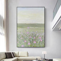 Modern Hand Painted Natural Scenery Art Hand Painted Canvas Landscape Oil Painting Quality