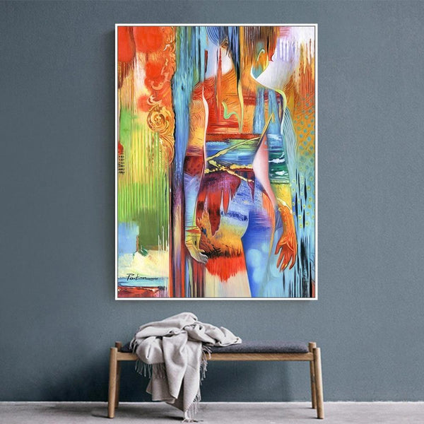 Hq Canvas Print Hdartisan Wall Art Figure Painting Abstract Products On Etsy