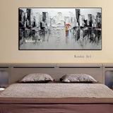 Hand Painted knife oil painting Abstract modern oil painting on canvas art knife canvas painting for bedroom hotel decora