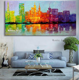 canvas paintings Hand Painted modern abstract oil Painting home decoration Wall art bedroom