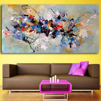 christmas Hand Painted canvas oil paintings Abstract Modern Painting Wall Art living room painting