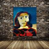 Hand Painted Top Sell Famous Painting Seated Women beside the window By Pablo Picasso Modern Abstract Portraits for