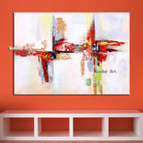 Artist High Quality Hand Painted colorful abstract knife Oil Paintings on Canvas Abstract wall Art Paintings