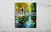 Artist Hand Painted Abstract landscape On Canvas Wall Painting