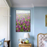 canvas oil painting Hand Painted modern Flower sea On Canvas Modern Painting Hand Painted Artwork Wall Paintings