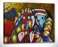 World famous Pure Hand Painted Picasso painting Picasso's abstract painting Picasso abstract woman Hand-painting