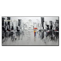 Hand Painted knife oil painting Abstract modern oil painting on canvas art knife canvas painting for bedroom hotel decora