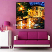 Artwork Hand Painted Canvas Oil Paintings Modern Palette Knife Landscape painting Wall Art