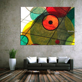 Hand Painted Canvas Painting Wassily Kandinsky Geometric Abstract Painting