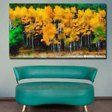 Hand Painted Fashion Canvas Autumn-Trees oil painting Hot Anime Painting Art