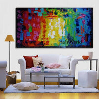 Hand Painted Canvas Hand Painted Modern Abstract On Canvas