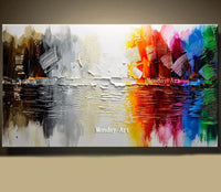 Hot Hand Painted Modern Canvas painting Wall Art wall abstract painting artwork