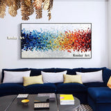 Hand Painted knife oil painting Abstract modern oil painting on canvas art knife canvas painting for bedroom hotel decora