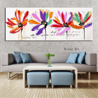 Artist Hand Painted flower on Canvas Hand Painted tree flower wall art picture home decoration