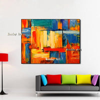 Modern Art oil painting on canvas room decoration modern hand-drawn abstract painting drawing oil painting